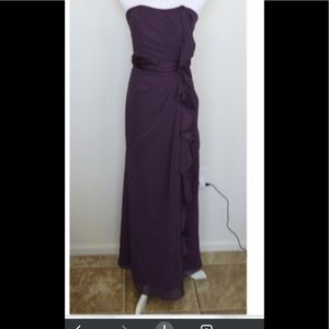 Davids bridal Chiffon bridesmaid dress -never worn